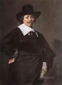 Retrato de un hombre de pie Siglo de oro holandés Frans Hals